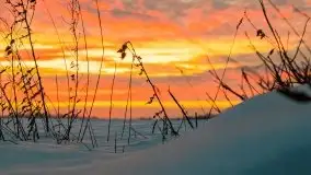 Wschód słońca w okolicach Sztynortu, zima 2021 - zdjęcie 28