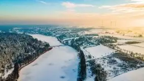 Zimowe Wydminy przed zachodem słońca, styczeń 2021 r. - zdjęcie 52