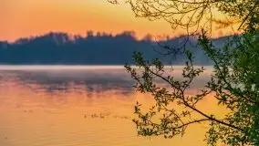 Majowy wschód słońca nad jeziorem Wojnowo - zdjęcie 16