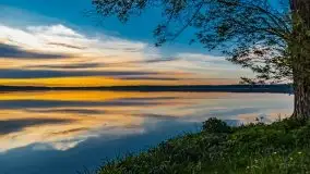 Zachód słońca nad jeziorem Jeziorowskie - zdjęcie 19
