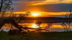 Zachód słońca nad jeziorem Jeziorowskie - zdjęcie 36