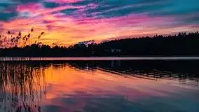 Zachód słońca nad jeziorem Tajty - zdjęcie 8