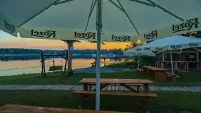 Wschód słońca nad jeziorem Bocznym, port Tło Dla Mew - zdjęcie 20