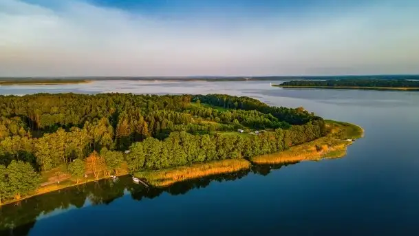 Zachód słońca nad jeziorem Mamry, czerwiec 2021 - zdjęcie 2