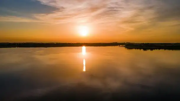 Zachód słońca nad jeziorem Mamry, czerwiec 2021 - zdjęcie 10
