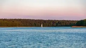 Wieczorny zachód podczas rejsu po ryńskim, czerwiec 2021 - zdjęcie 10