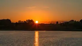 Wieczorny zachód podczas rejsu po ryńskim, czerwiec 2021 - zdjęcie 15