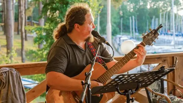 Michał Lampard i Piotr Juszczuk w porcie Tajty - zdjęcie 2