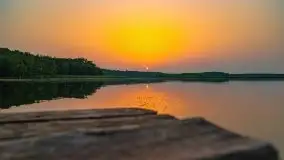 Zachód słońca nad jeziorem Kirsajty - zdjęcie 6
