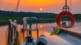 Zachód słońca nad jeziorem Kirsajty - zdjęcie 14