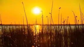 Zachód słońca w Fuledzie nad jeziorem Dobskim - zdjęcie 5