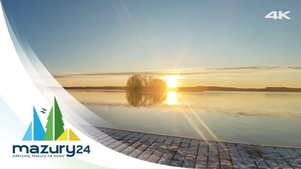 Wschód słońca nad jeziorem Święcajty