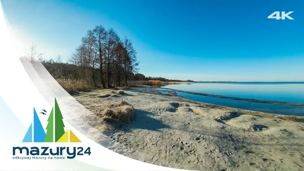 Lot nad polem biwakowym Pod Sosnami i Śniardwami, marzec 2025, 4K