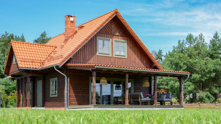 Wielkanoc w domu z bali