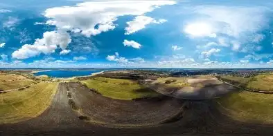 Jezioro Roś, panorama Pisza