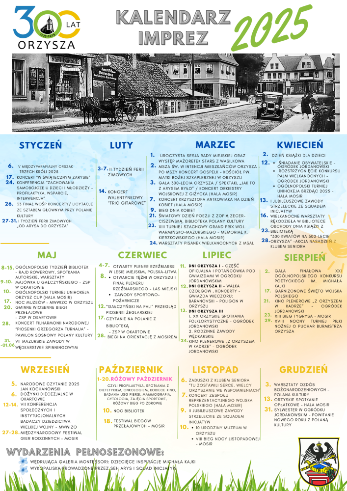 Orzysz na Mazurach świętuje 300 lat nadania praw miejskich